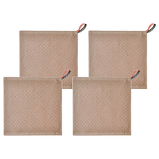 小麥購物 蜂巢紋抹布 G722 咖啡棕, 4條