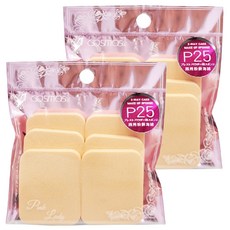 台灣 COSMOS 兩用粉餅海綿 6入, P25, 2包