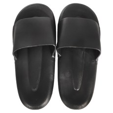 麻糬拖鞋 2雙 EVA材質 柔軟鞋底 貼腳舒適 減震高彈, 44~45, 曜石黑, 1組