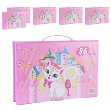 JAR 嚴選 水彩畫筆86件套裝禮盒, 粉色, 6盒