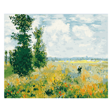 모모픽스페인팅 DIY 명화 그리기 60 x 75 cm, WP15 모네 야생양귀비, 1개