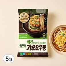 풀무원 튀김가쓰오우동 2인분, 486g, 5개