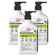 Dr.ato 雙重亞麻舒緩乳液, 267ml, 3瓶