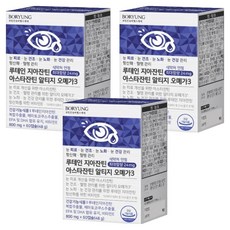 보령 루테인 지아잔틴 아스타잔틴 알티지 오메가3 48g, 60정, 3개