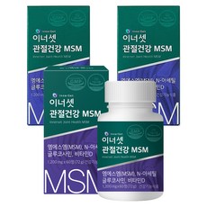 InnerSet MSM&N-乙醯葡糖胺&維他命D錠 72g, 60顆, 3個