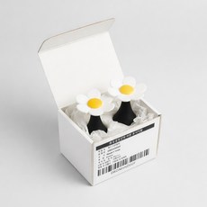 Darurion 雛菊花朵造型排水口把手 2入, 黑色