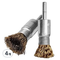 월드크린 녹제거 베이비 브러쉬 철 22mm, 4개