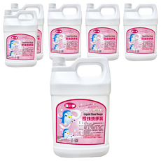 圓之夢珍珠洗手乳1加侖-溫和潔淨不乾澀 天然植物精華呵護 全家適用, 6罐