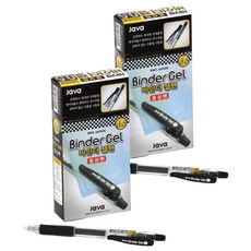 JAVAPEN 活頁夾中性筆 0.5mm, 黑色, 24入