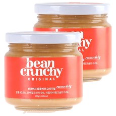 빈크런치 땅콩버터 오리지널 크런치 잼, 200g, 2개