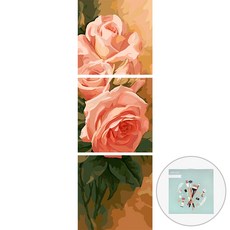 Artjoy DIY 傑作繪畫 3 步套裝 50x50cm, 玫瑰