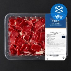 굿미트찹 호주산 우앞다리 국거리용 3 x 2 x 0.3 cm (냉동), 500g, 1개