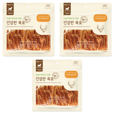 굿데이 강아지 건강한 육포, 건조 닭가슴살, 300g, 3개 건조 닭가슴살, 300g, 3개