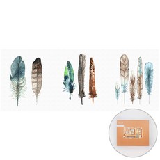 아트조이 DIY 명화 그리기 3단세트 40 x 50 cm, 깃털, 1개