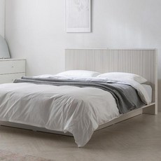 리바트 멜바 프레임 일반형 침대 프레임 단품 방문설치, 웜 화이트