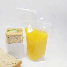 BEST PACK 外帶型拉鍊立式飲料袋, 13號, 1個, 1個