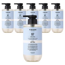 W更衣室保濕香水沐浴露No 97 April Cotton, 500g, 6瓶