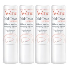 아벤느 콜드크림 너리싱 립밤, 4g, 4개