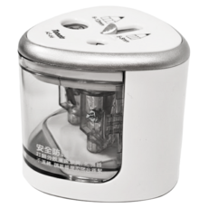 mbs 萬事捷 Tomato 電動削筆機 AS-66 銀色 大小雙孔, 1個