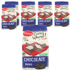 巧克力威化餅, 6包, 125g
