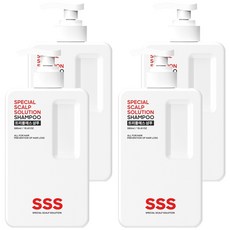 트리플에스 약산성 탈모샴푸, 580ml, 4개