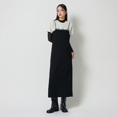 랩 뒤트임 뷔스티에 롱원피스 AQ3WO867