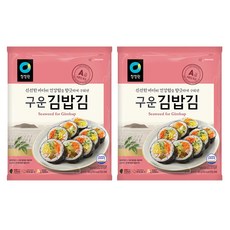 청정원 구운 김밥김, 40g, 2개