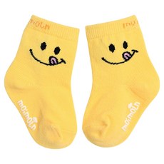 모이몰른 유아용 노티드 스마일 단목 양말 M242SOI51P
