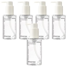 INNISFREE 蘋果籽深層卸妝油, 150ml, 5瓶