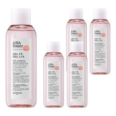 SKINFOOD 粉色葡萄柚aha爽膚水, 5個, 200ml
