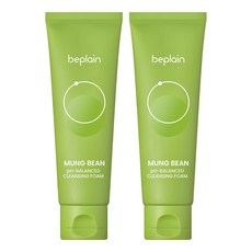 [비건뷰티] 비플레인 녹두 약산성 클렌징폼, 80ml, 2개