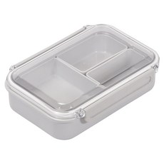 PEARL LIFE 珍珠金屬 中心蓋便當盒 日本製 DC-6004 650ml, 灰色, 1個