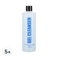 凝膠指甲油 凝膠清潔劑, 1000ml, 5個