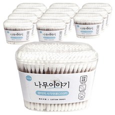 螺旋形棉花棒, 350入, 12盒