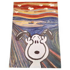 SNOOPY 史努比 大師鉅作A3海報, 吶喊