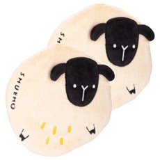 SHUEHO 樹可 小動物珊瑚絨擦手巾, 米米兔/小羊/樹懶, 小綿羊, 2個