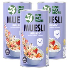 OneDayMore Muesli草莓綜合穀物麥片, 400g, 3個