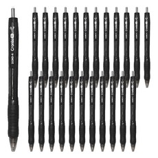 Cronix 東亞 DX 原子筆 0.7mm, 黑色, 24入