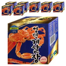 영덕농수산 게살장 통조림, 90g, 8개