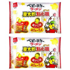OYATSU 優雅食 BABY STAR 星太郎 點心麵 中雞汁分享包 40g x 5入, 200g, 2包