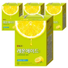 담터 레몬에이드 분말, 15g, 80개입, 4개