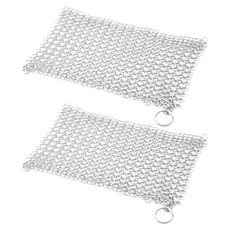 스테인레스 수세미 사각형, 1개입, 2개