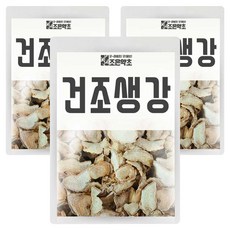 조은약초 건조 생강, 500g, 3개