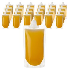 코멧 투명 스파우트 음료 파우치 200 mL, 입구지름 15mm, 25개입, 1개