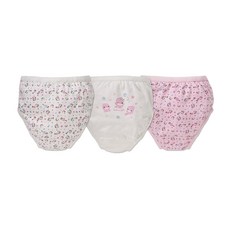 KU.KU Duckbill 酷咕鴨 女童三角內褲 3入 100%純棉
