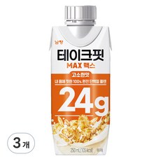 TAKEFIT Max蛋白飲 香濃風味, 250ml, 3瓶