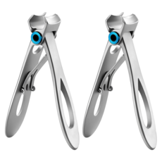 家用厚腳指甲剪, 銀色, 2個