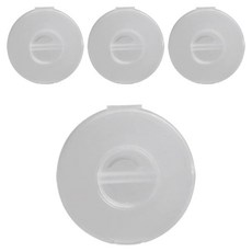 線材整理固定夾, 透明, 4個