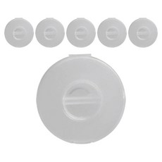 케이블 정리 홀더, 6개, 투명