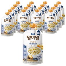 맘마밀 안심밥상 레토르트 이유식, 전복 모듬채소진밥, 140g, 18개